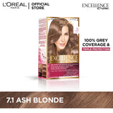 L'OrÃ©al Excellence Creme - 7.1 Ash Blonde Hair Color
