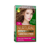7.3 - Natural Ash Blond - Nurtural Women Hair Color Vince Care  