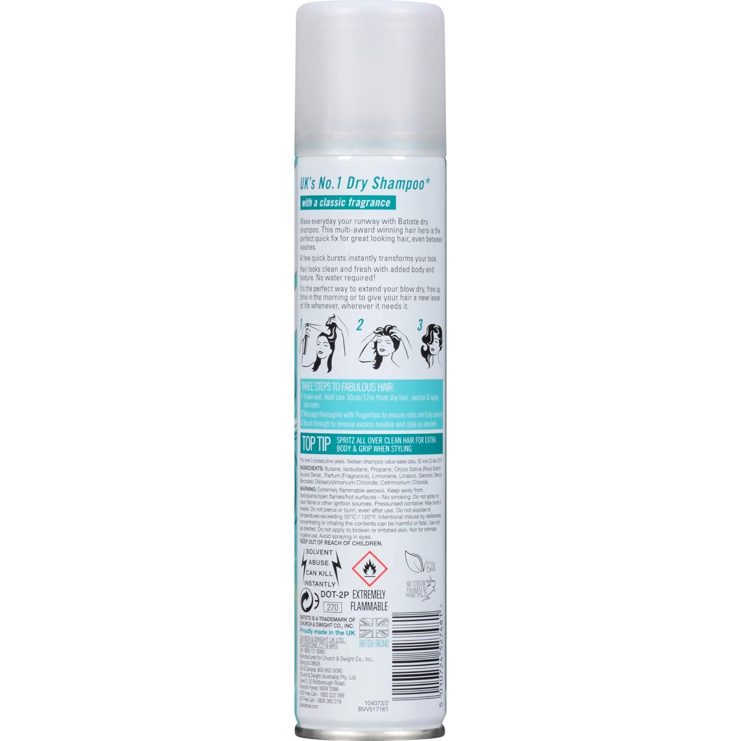 Batiste Dry Original Shampoo 200ml