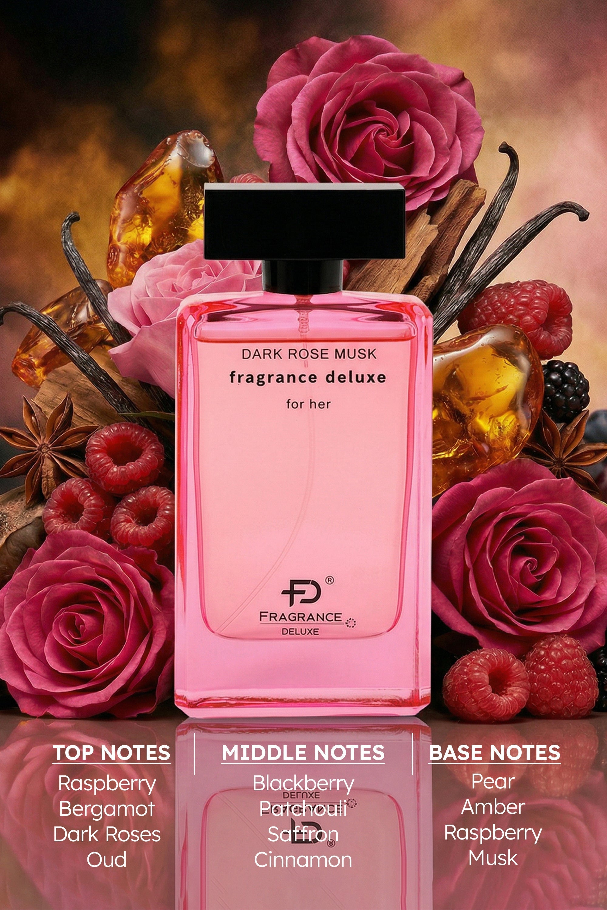 Fragrance Deluxe - Dark Rose Musk (100ml)