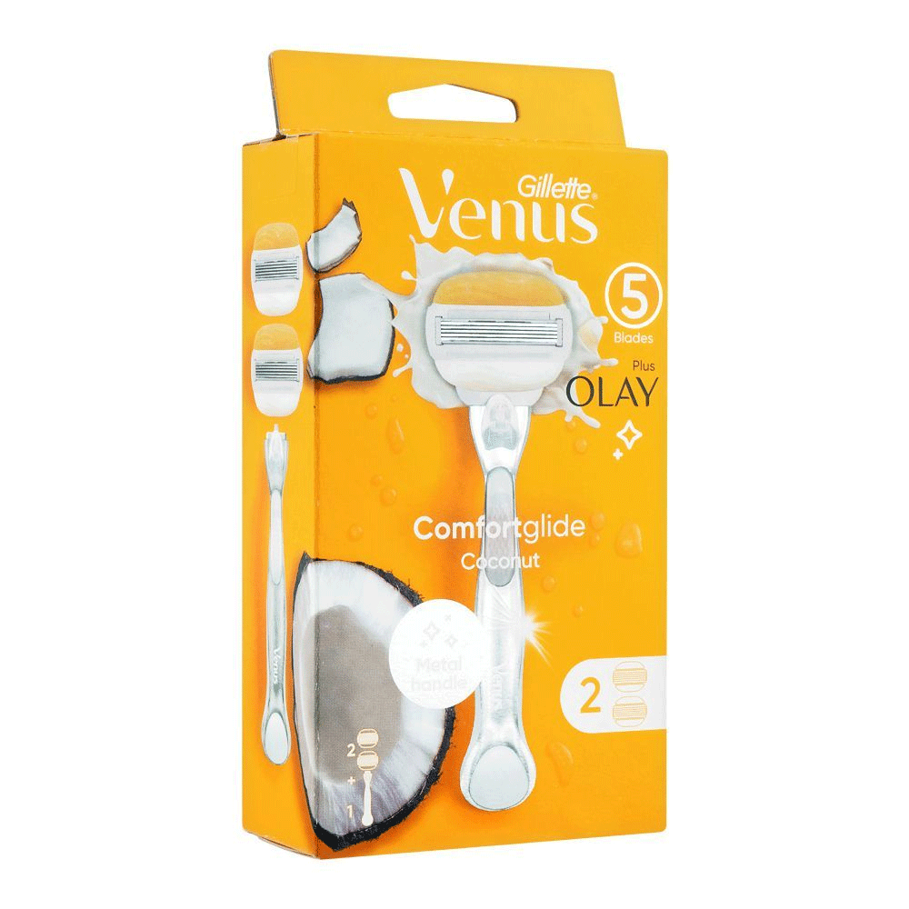 Gillette Venus Olay Coconut Handle + 5 Blades