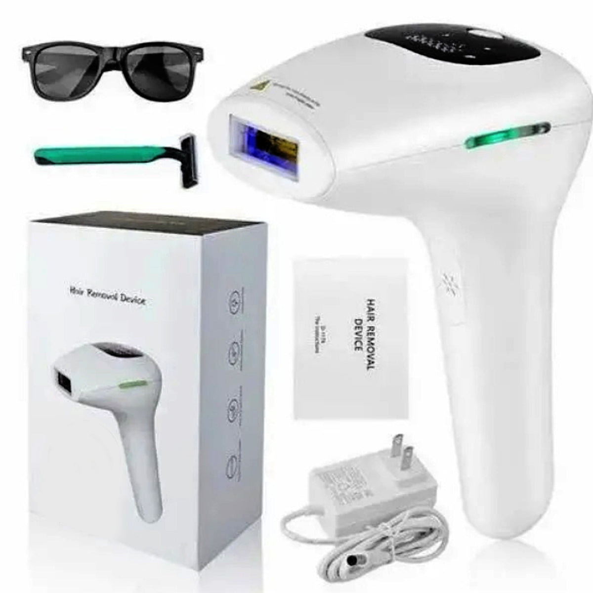 Professional At-Home IPL Laser Hair Removal Machine - 5 Intensity Levels Painless Epilator for Full Body, Face, Bikini & Underarms