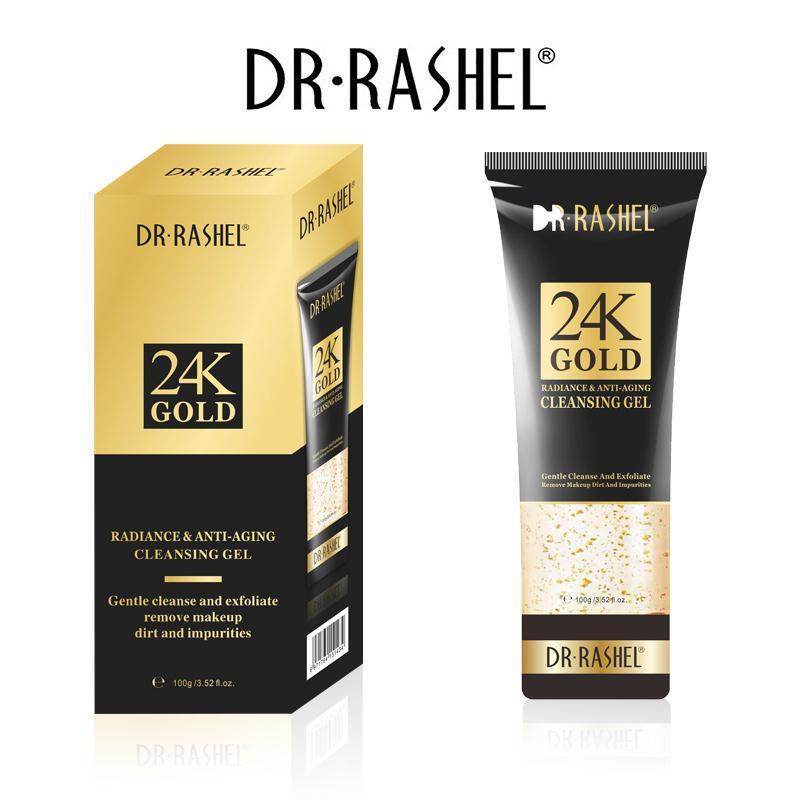 Dr Rashel 24K Gold Radiance & Anti-Aging Cleansing Gel 100ml DRL-1483