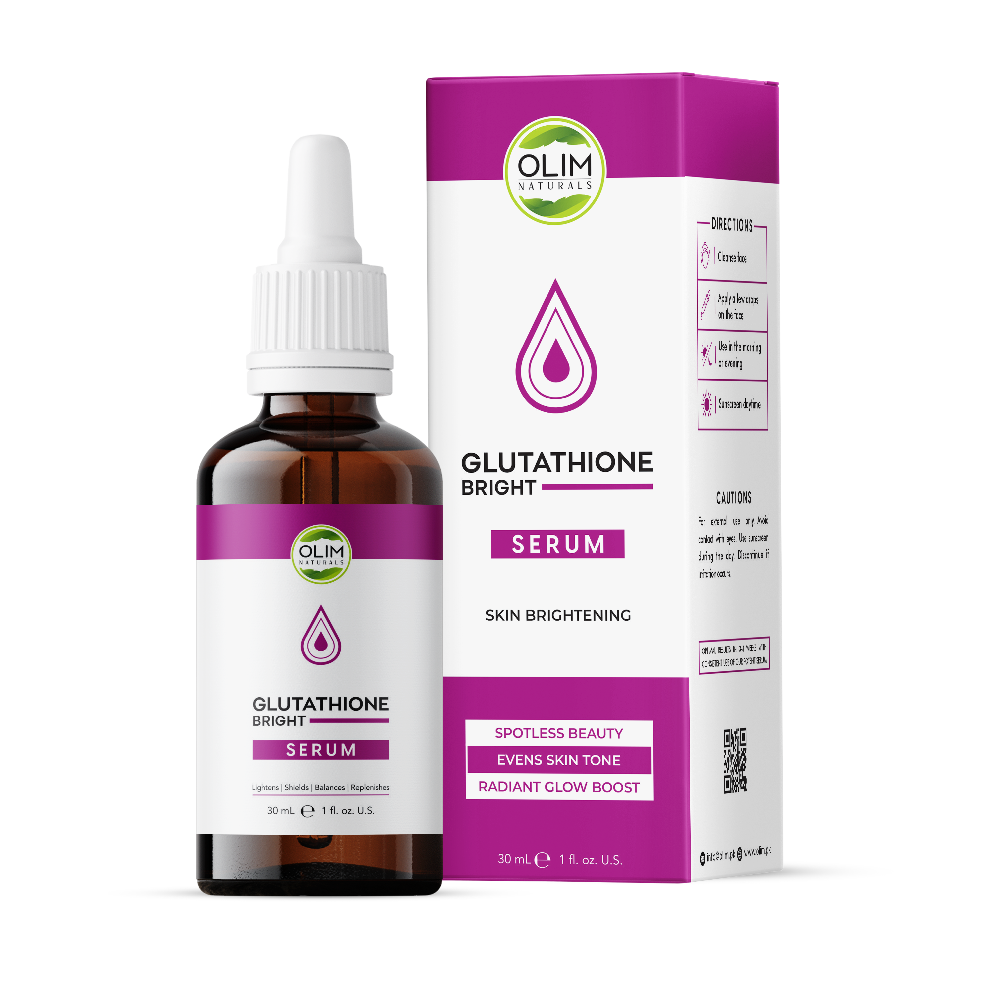 Glutathione Serum – Brightening + Even Tone Serum for Dull, Uneven Skin