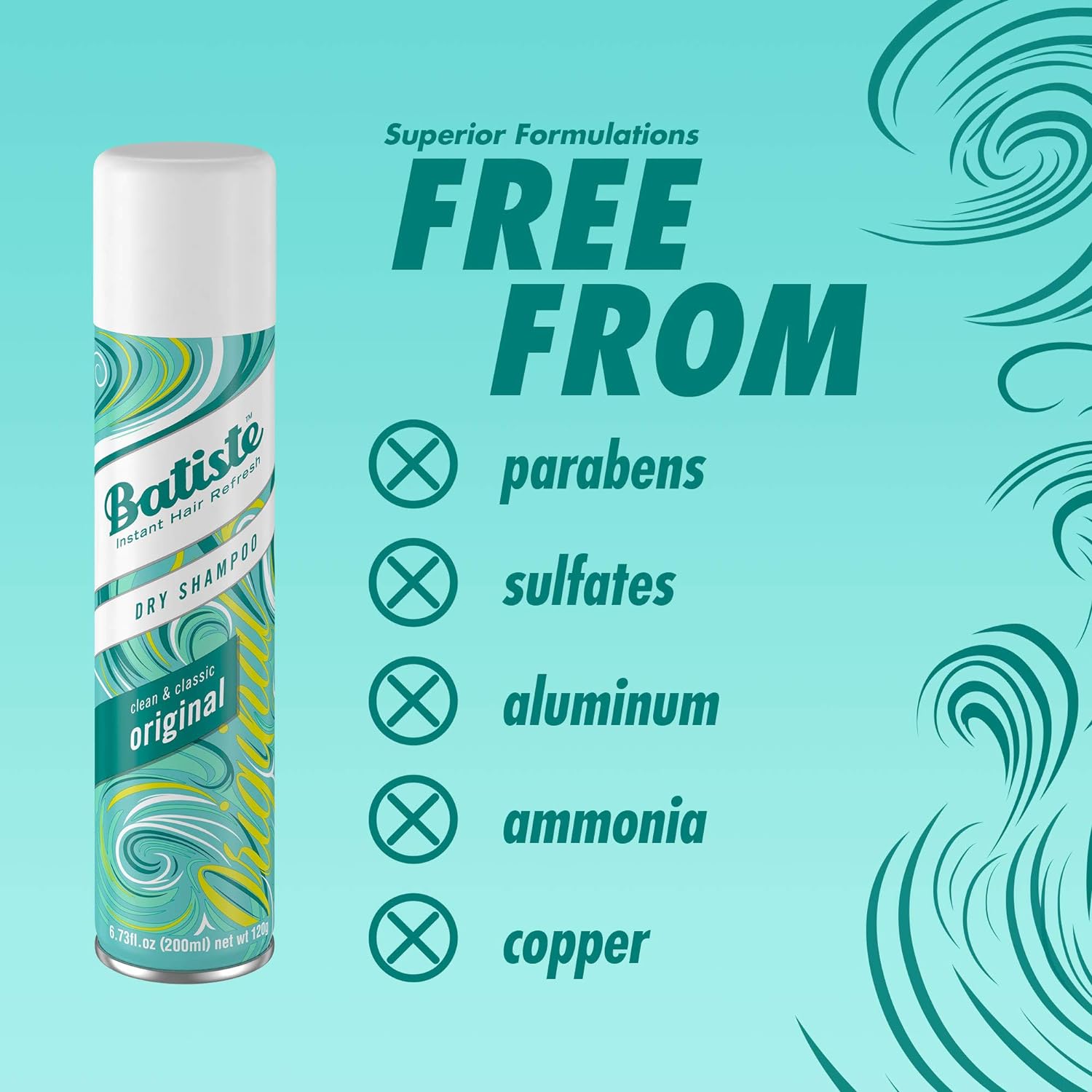 Batiste Dry Original Shampoo 200ml