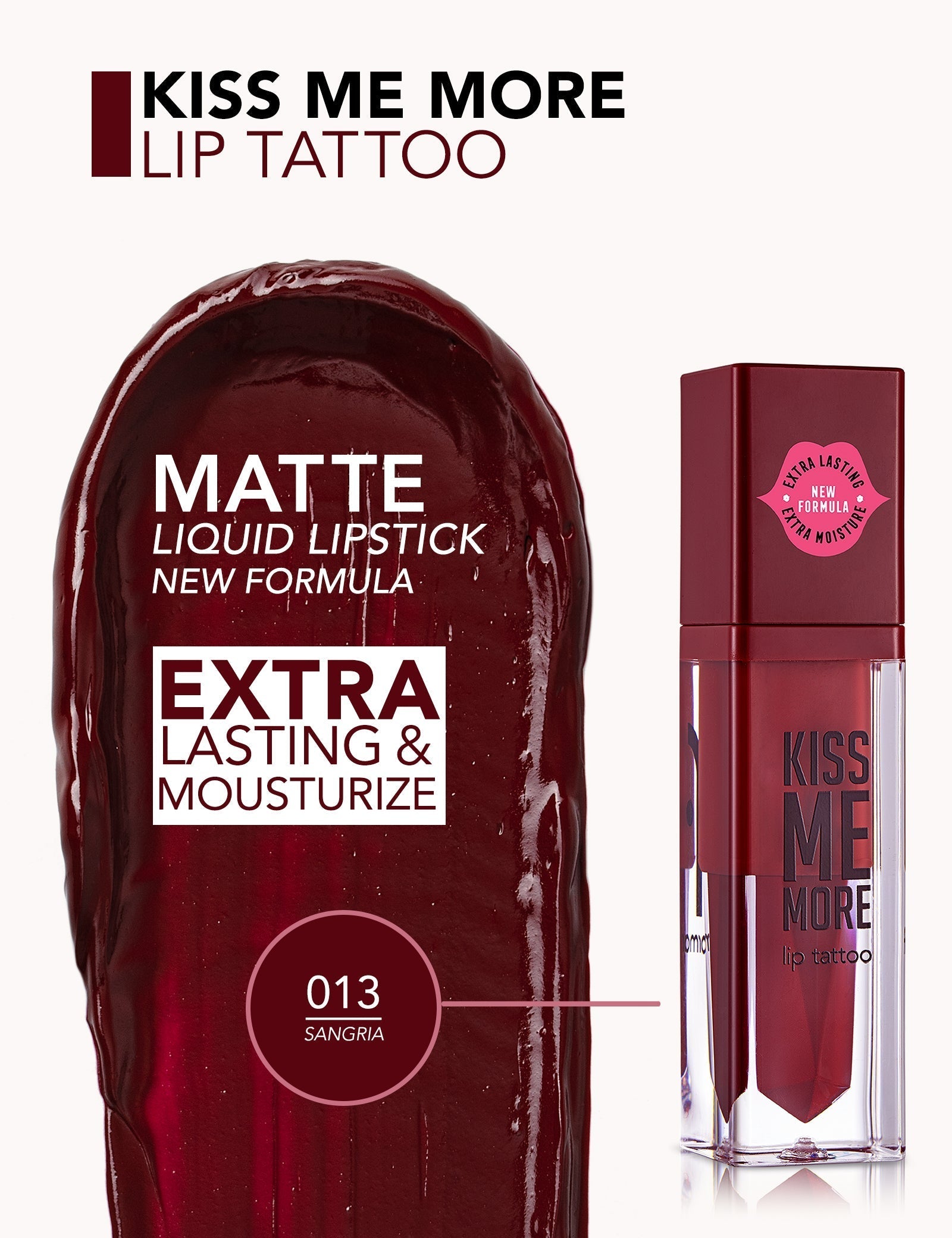 Flormar Kiss Me More Lip Tattoo Lipstick
