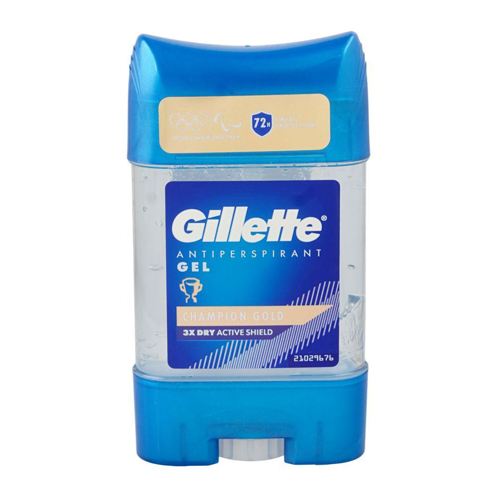Gillette Antiperspirant Gel Stick Champion Gold 70ml