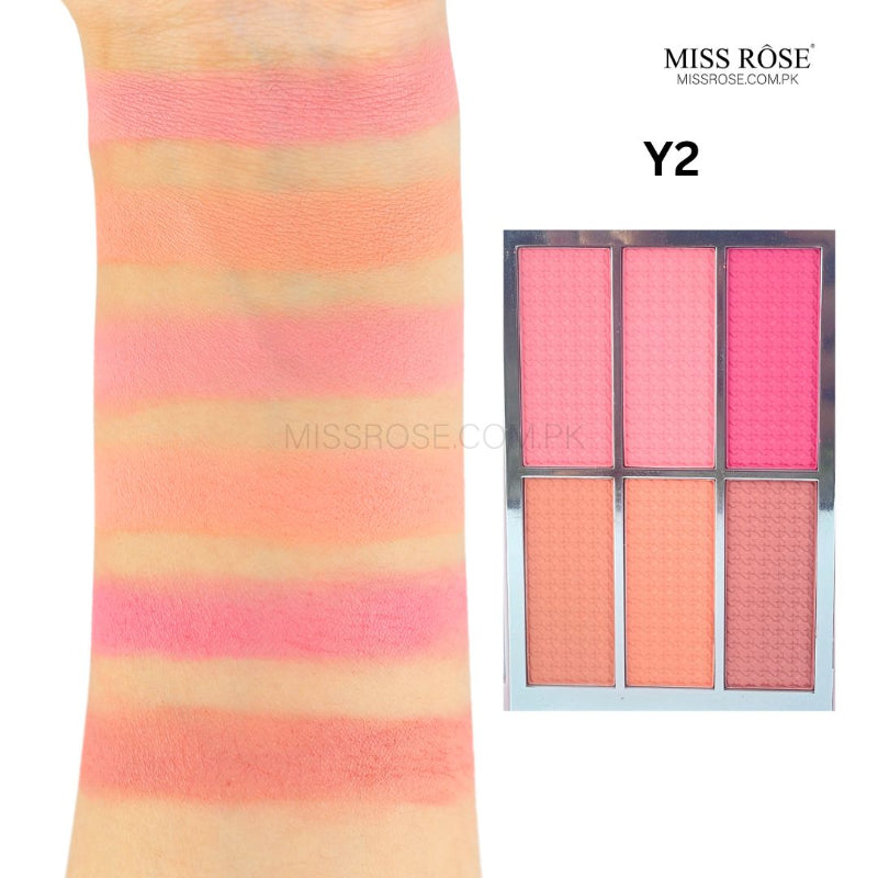 Miss Rose Rubik's Cube Matte Blusher – 6 Colors