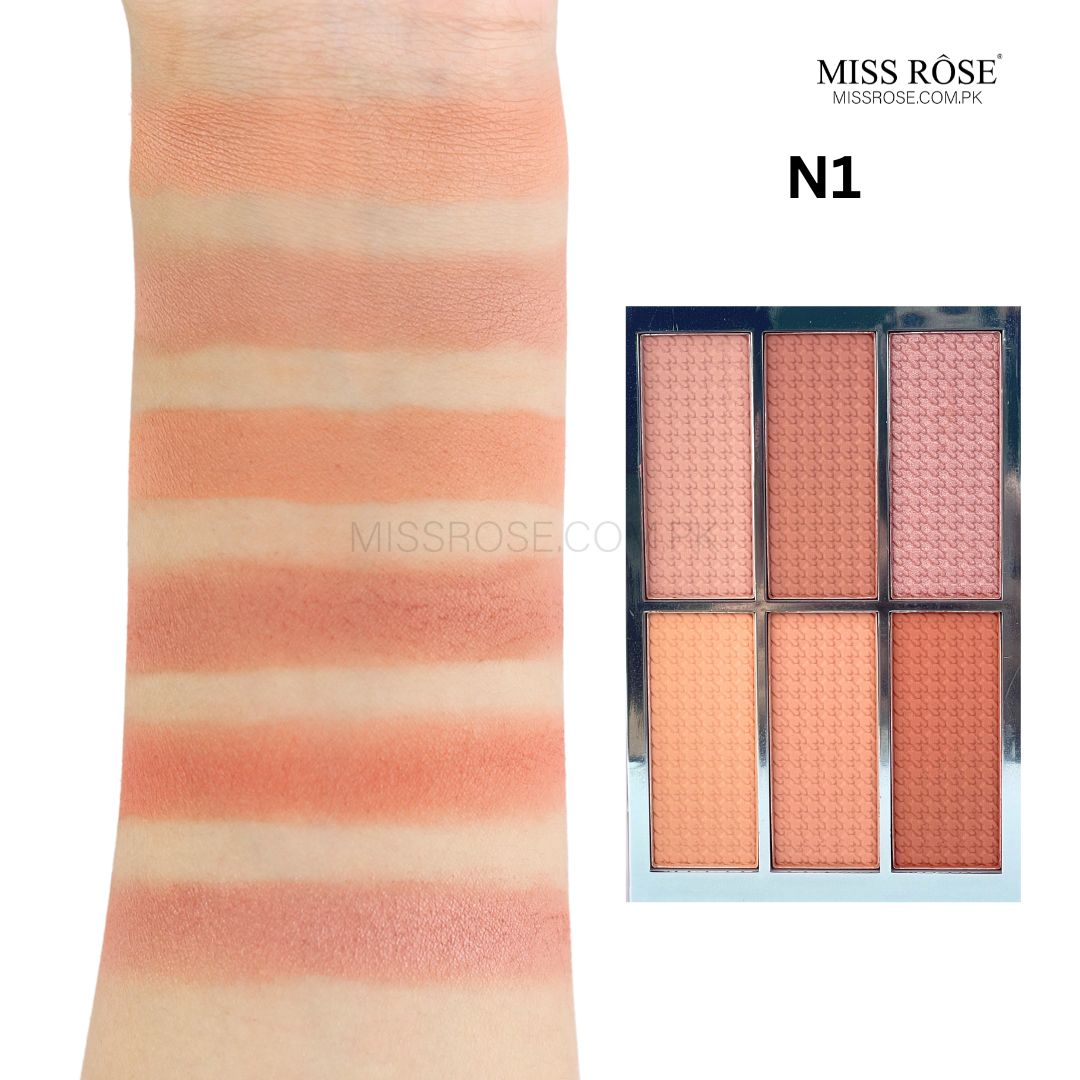 Miss Rose Rubik's Cube Matte Blusher – 6 Colors