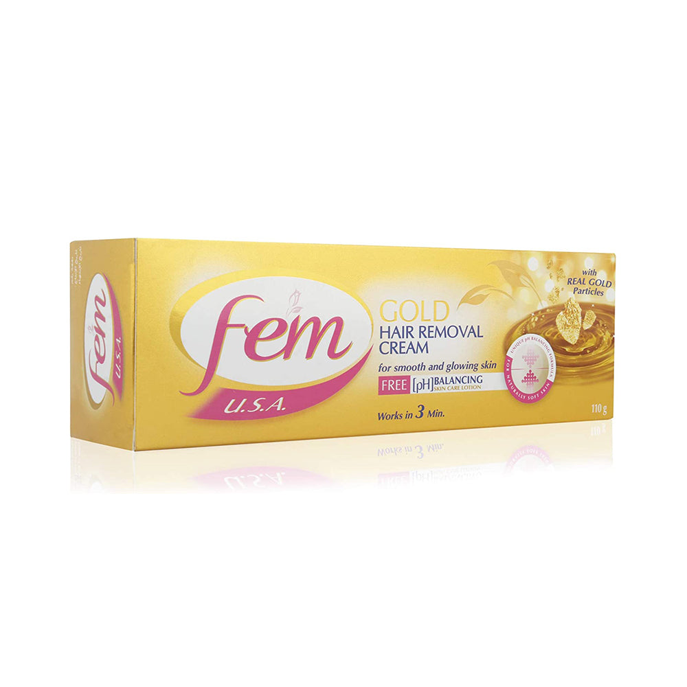 FEM HAIR REMOVAL CREAM GOLD SKIN SOFTENING 120 GM