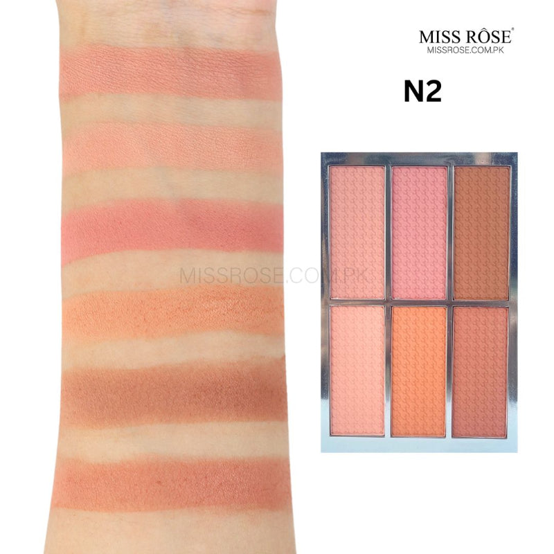 Miss Rose Rubik's Cube Matte Blusher – 6 Colors