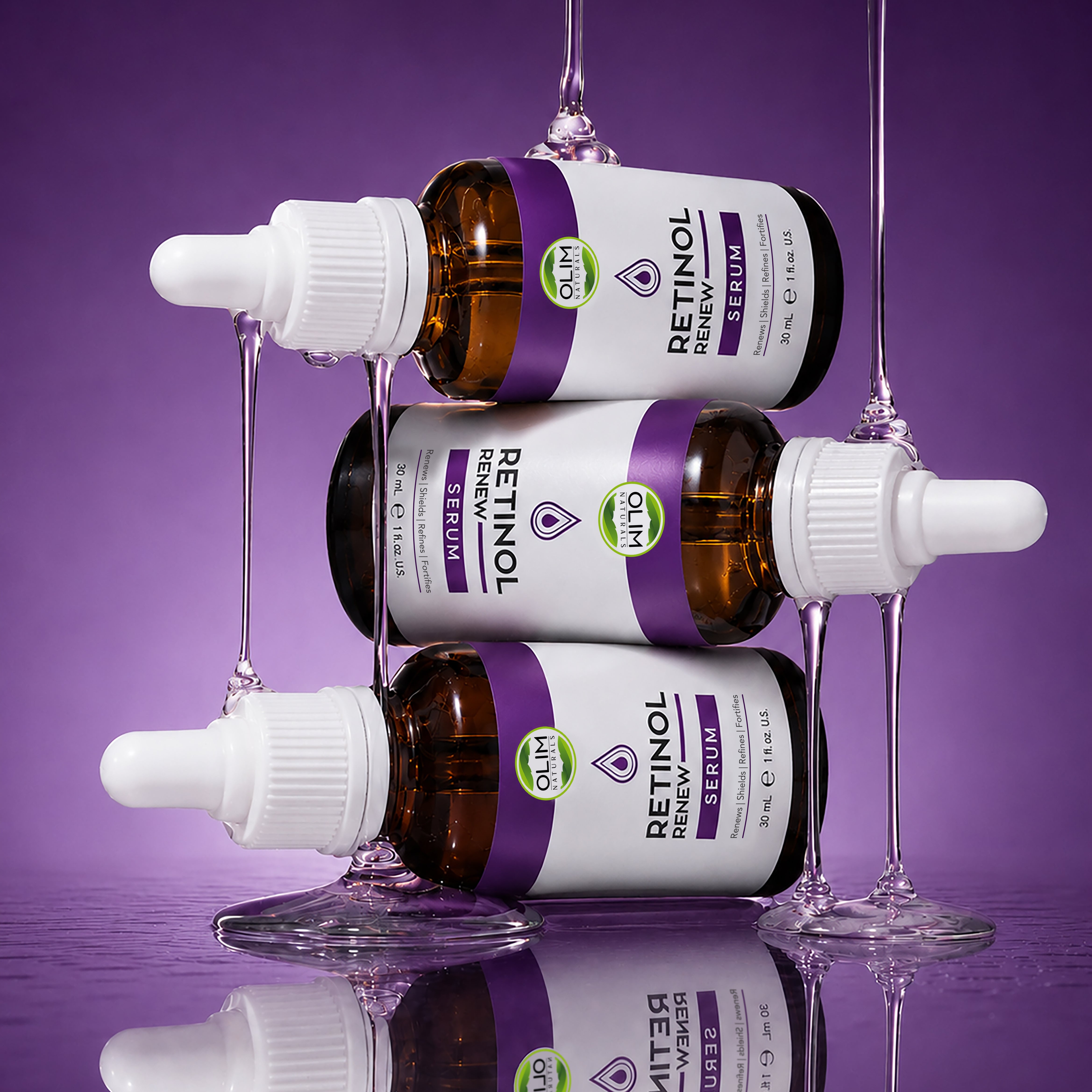 Retinol  Serum – Smoother Texture + Anti-Aging Support with Niacinamide