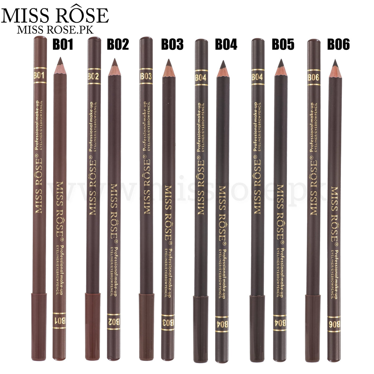 Miss Rose Brown Eyebrow Pencil
