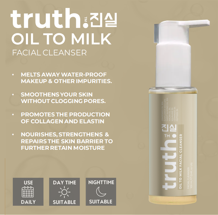 truth - Oil to Milk Cleanser - 100ml