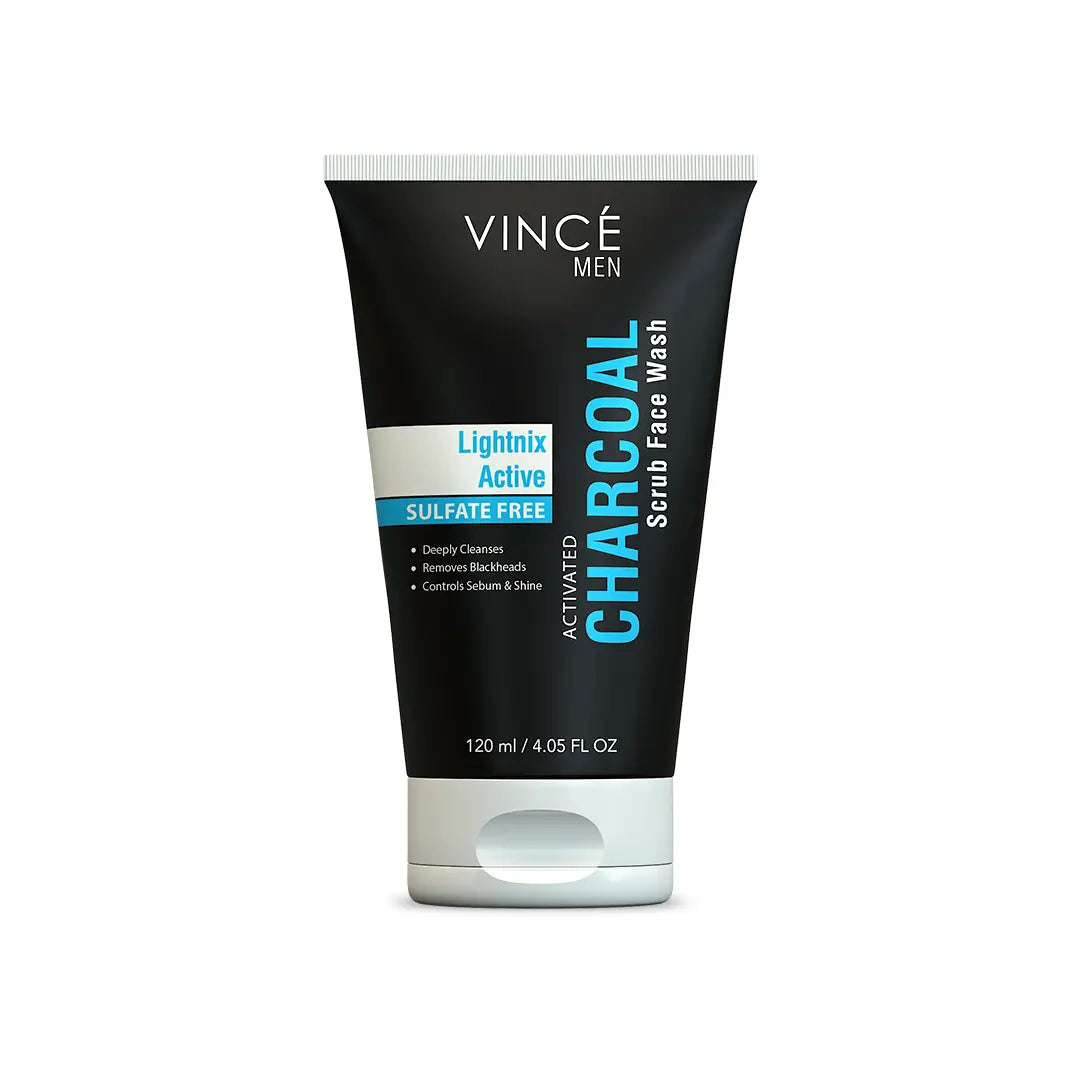 Vince  Charcoal Scrub Face Wash for Men