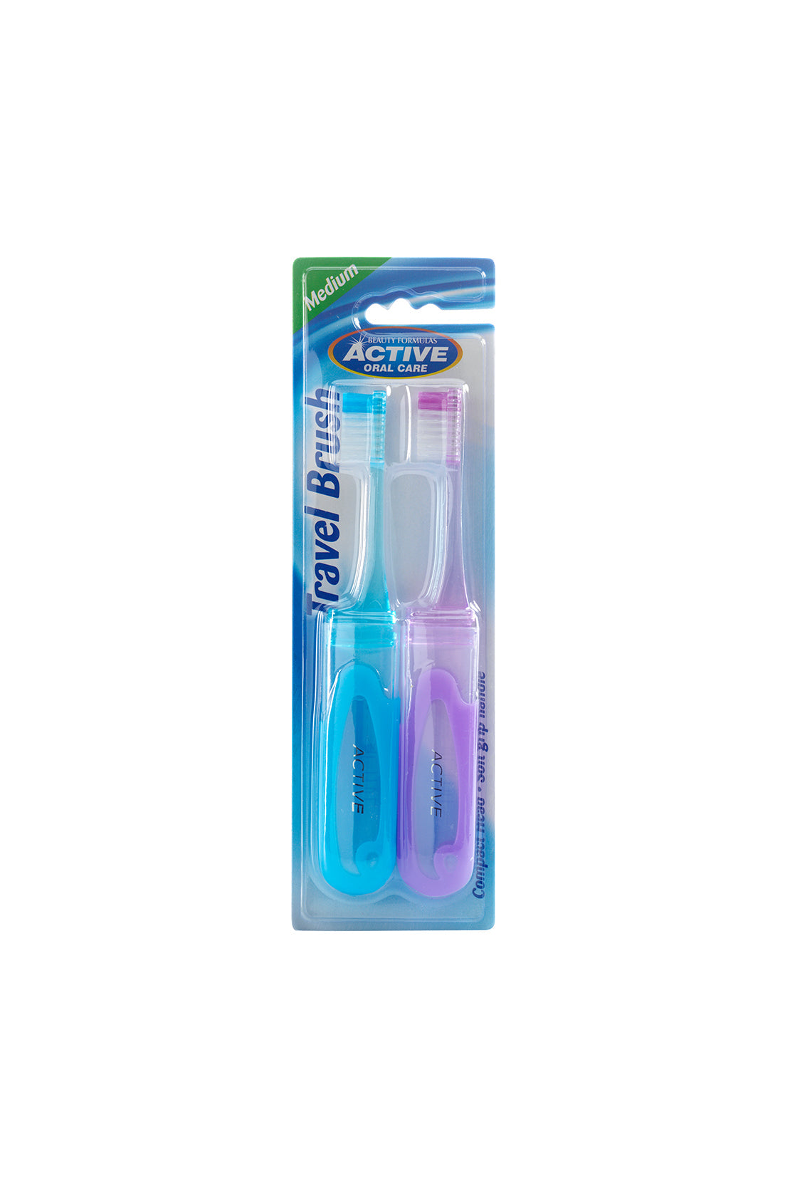Beauty Formulas Active Travel Medium Tooth Brush  2S