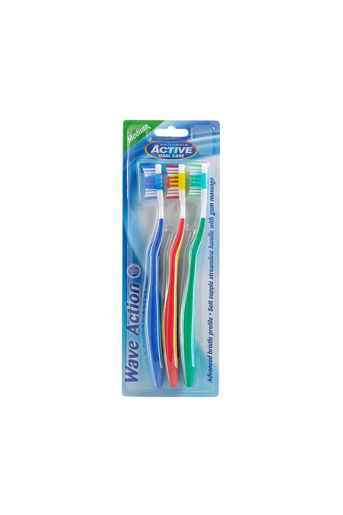 Beauty Formulas Active Wave Action Medium Tooth Brush 3S