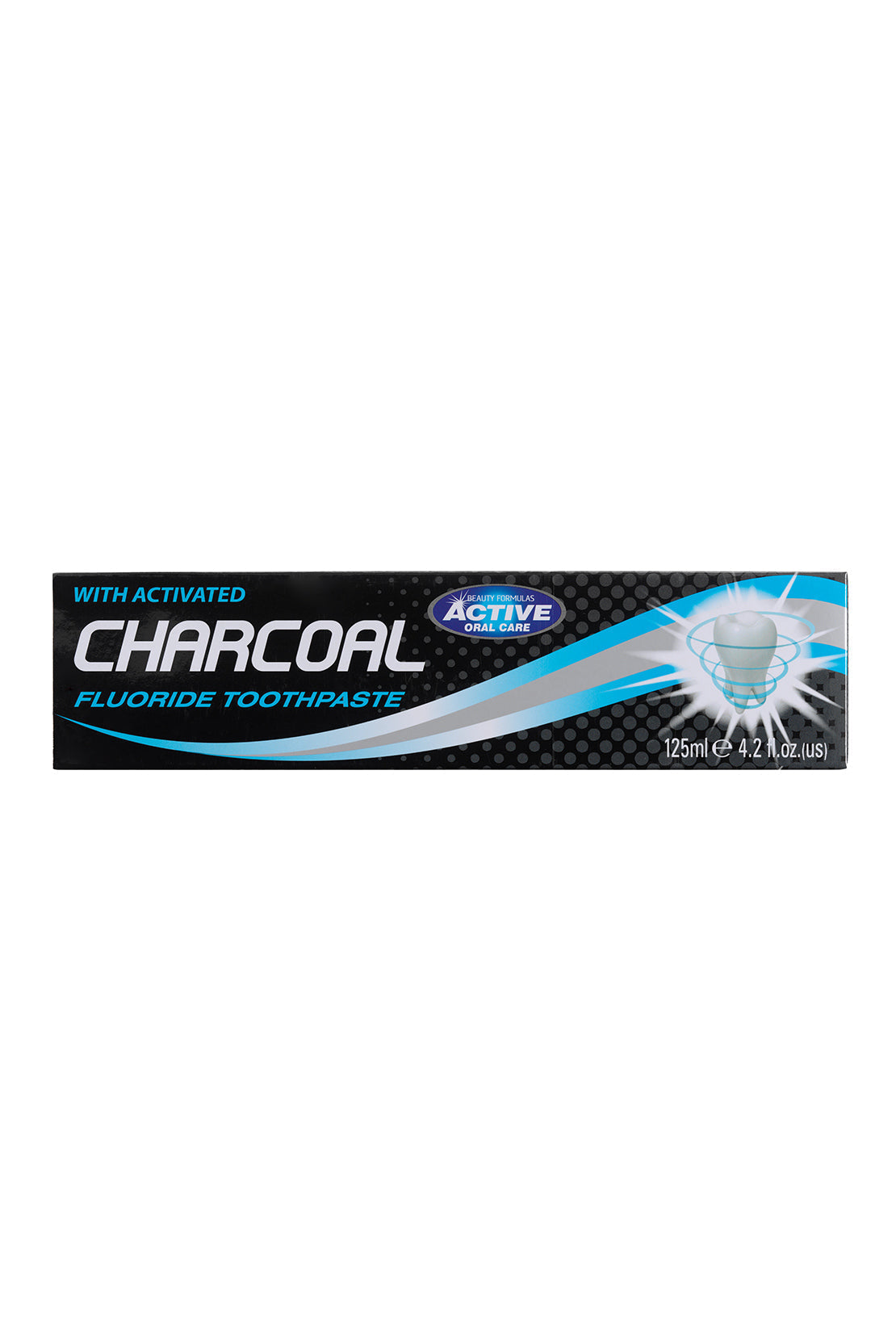 Beauty Formulas Active Charcoal Fluoride Tooth Paste 125ml