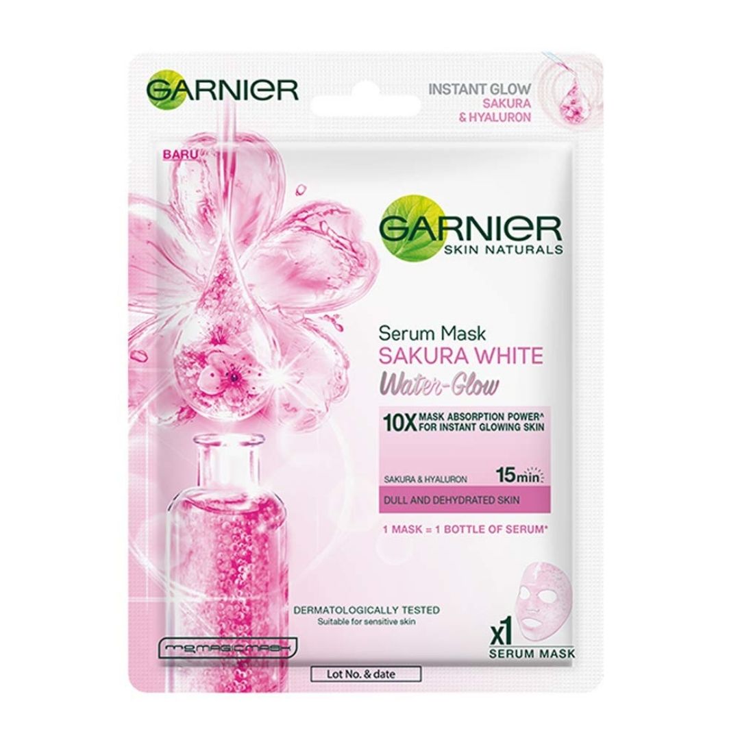 Garnier Sakura Glow White Serum Sheet Mask 28g