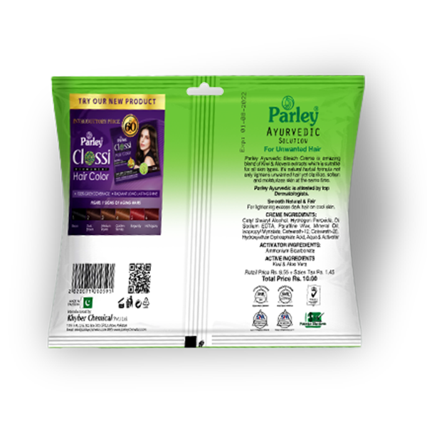 Parley Ayurvedic Creme Bleach Sachet