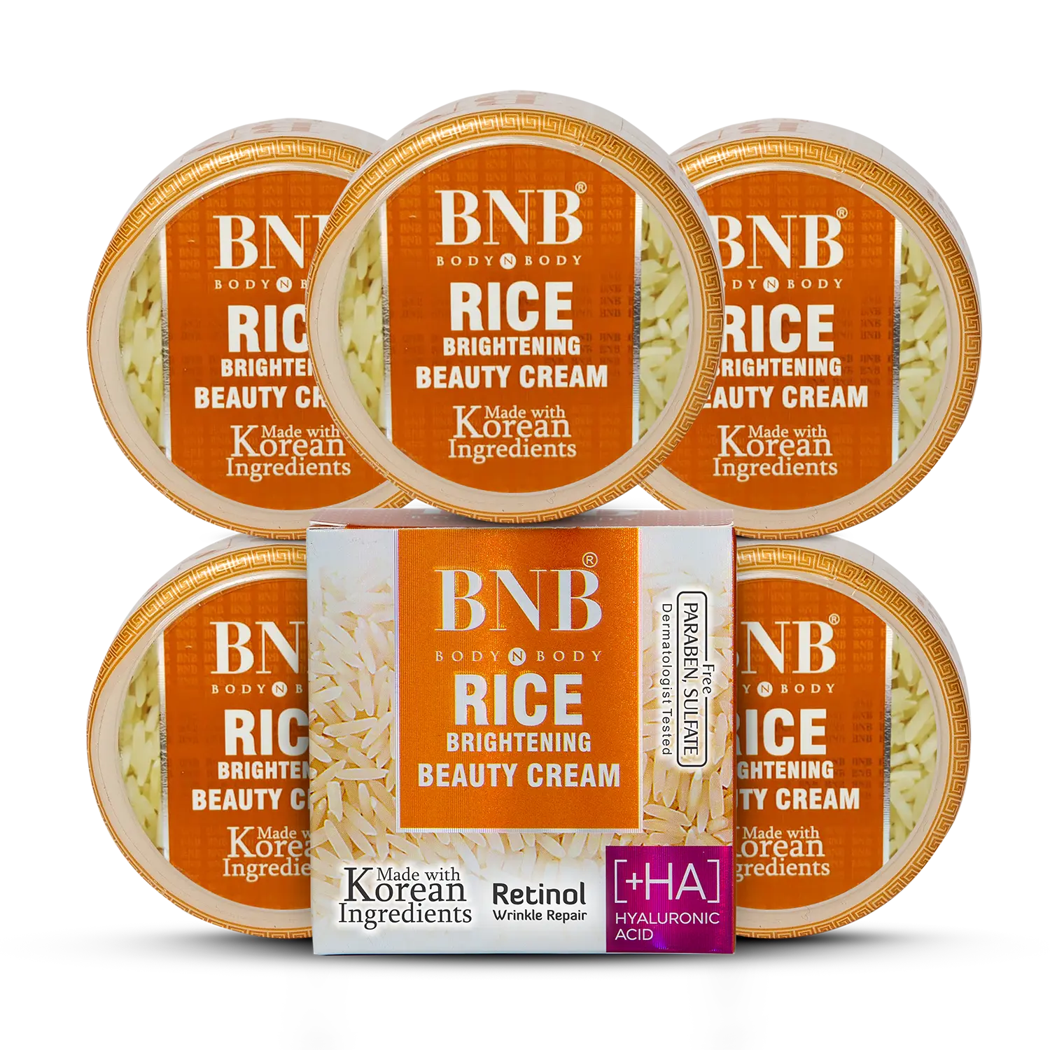 Rice Brightening Beauty Cream (Pack of 5)