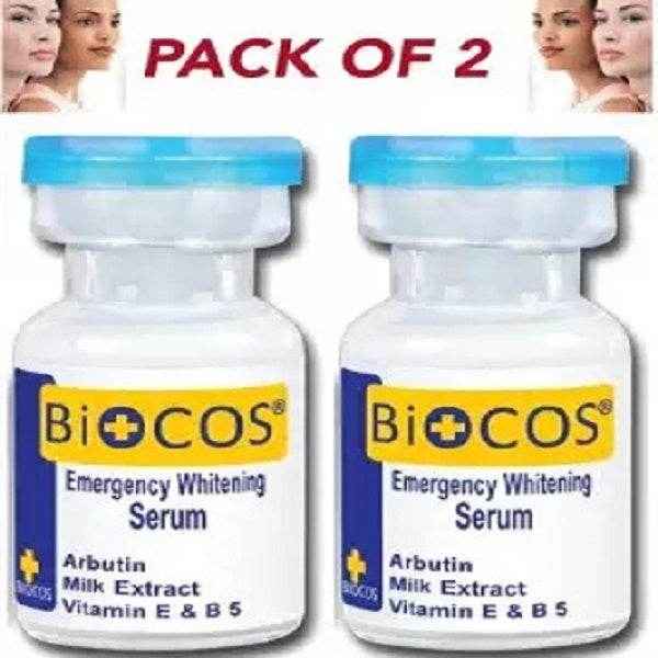 Biocos Emergency whitening Serum (Pack of Two)