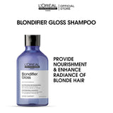 L'Oreal Professionnel Serie Expert Blondifier Shampoo 300 ML - For Highlighted & Bleached Hair Loreal Professionnel  
