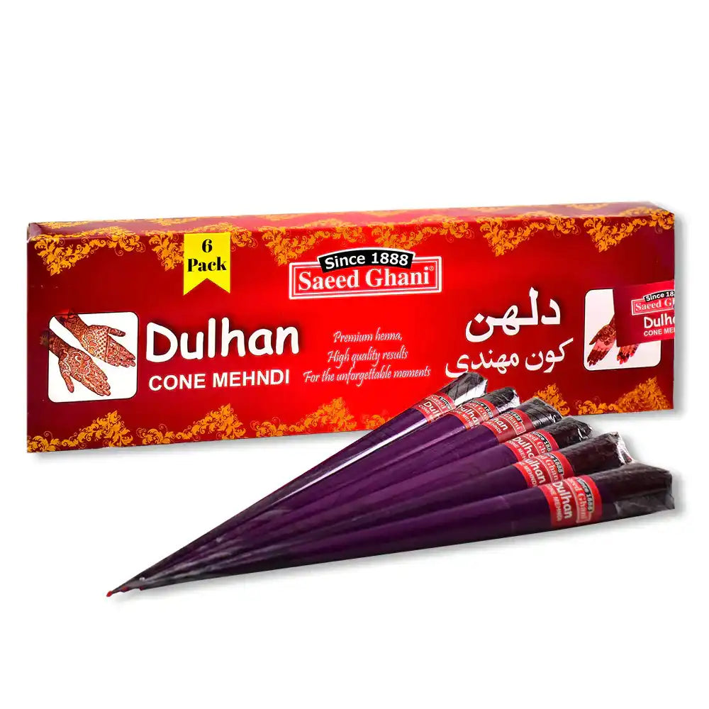 Cone Mehndi Pack of 6 Saeed Ghani  