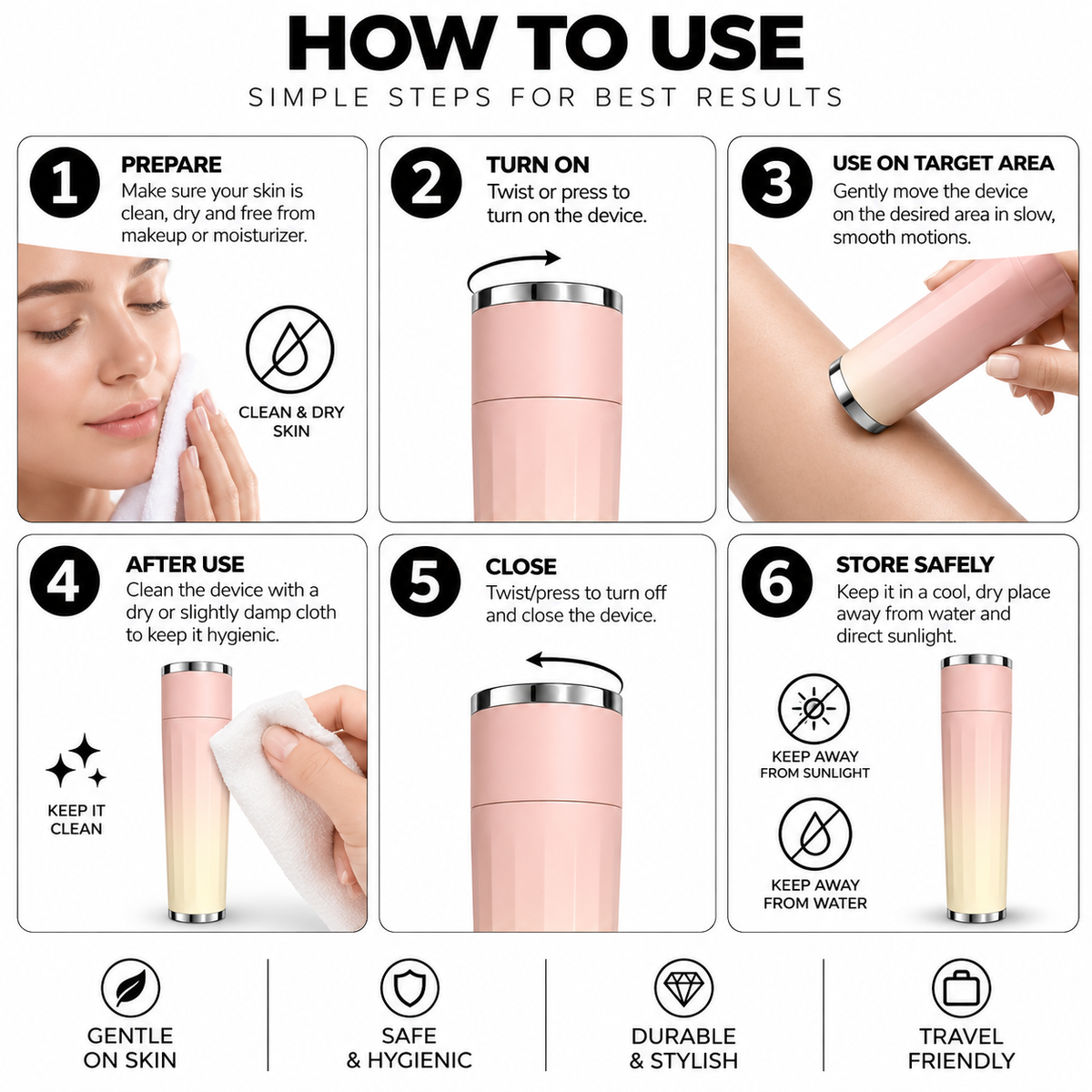 CRYSTAL-FACIAL HAIR REMOVER