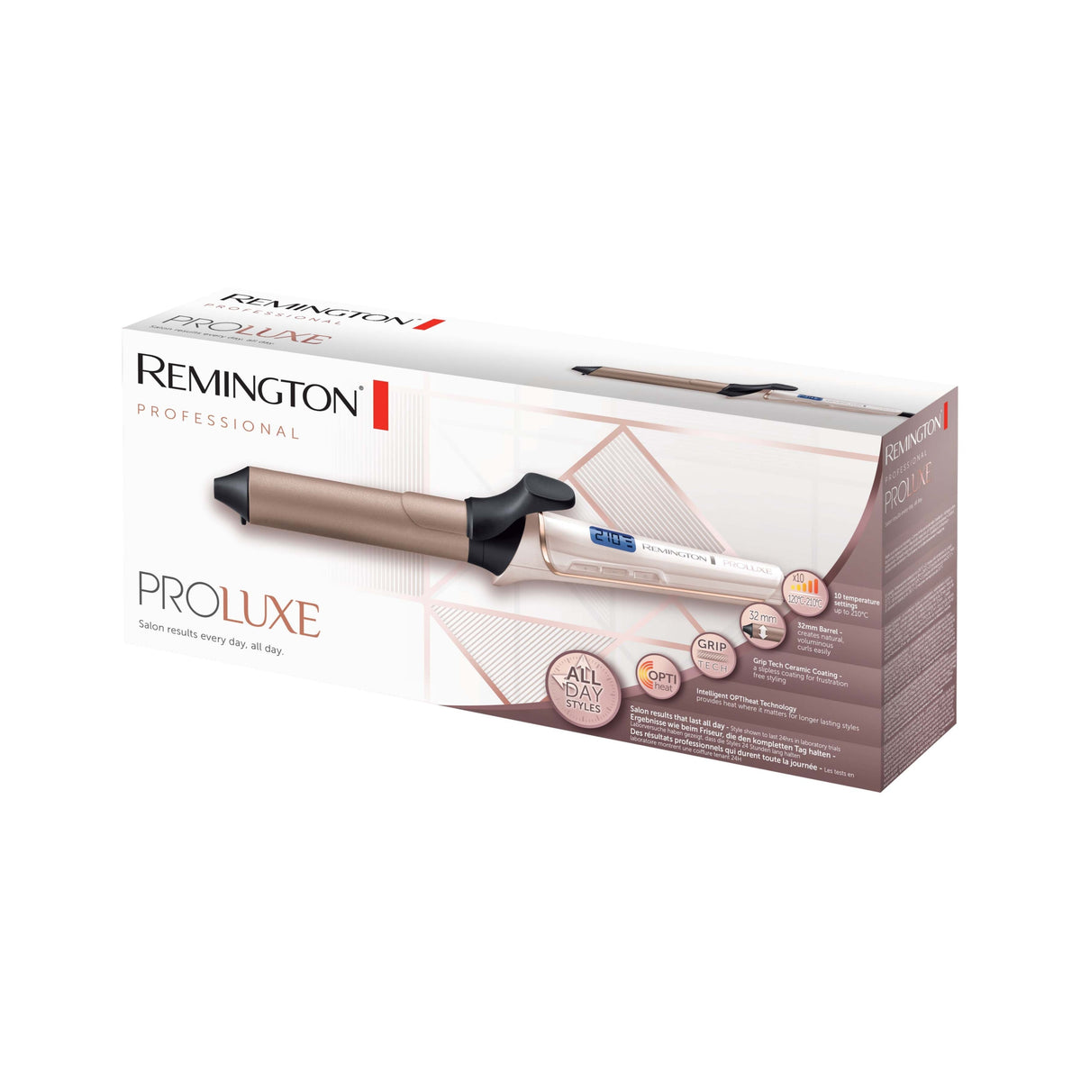 REMINGTON CI9132 HAIR CURLER PRO-LUXE TONG
