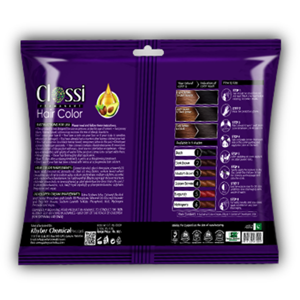 Clossi Permanent Hair Colors - Black