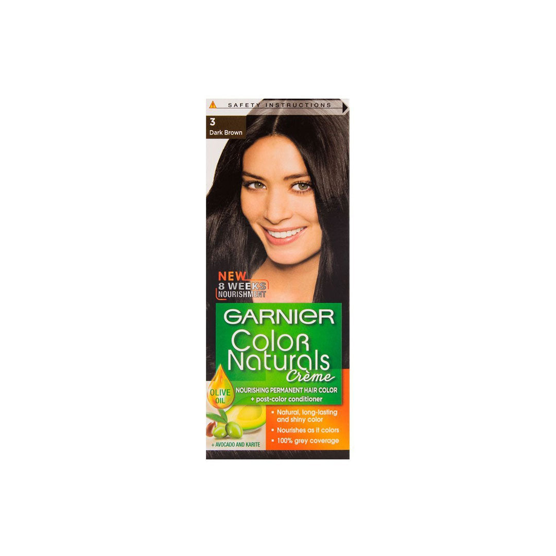 Garnier Color Naturals - 3 Dark Brown Hair Color
