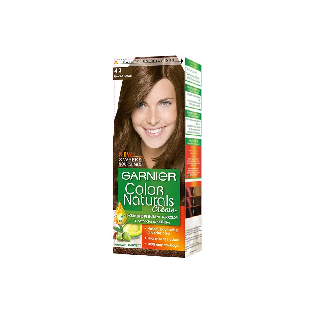 Garnier Color Naturals  Hair Color - 4.3 Golden Brown