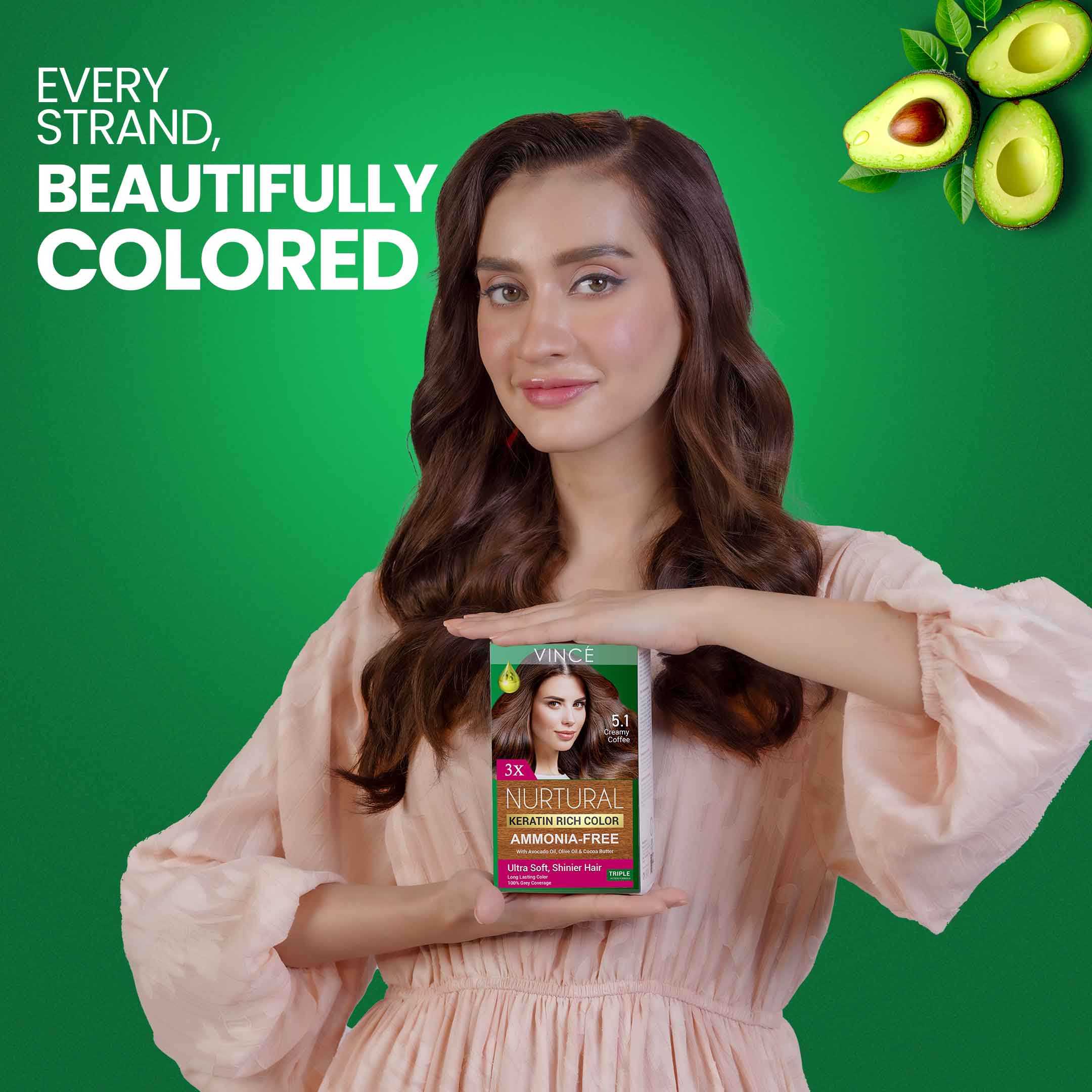 5.1 - Creamy Coffee - Nurtural Women Hair Color