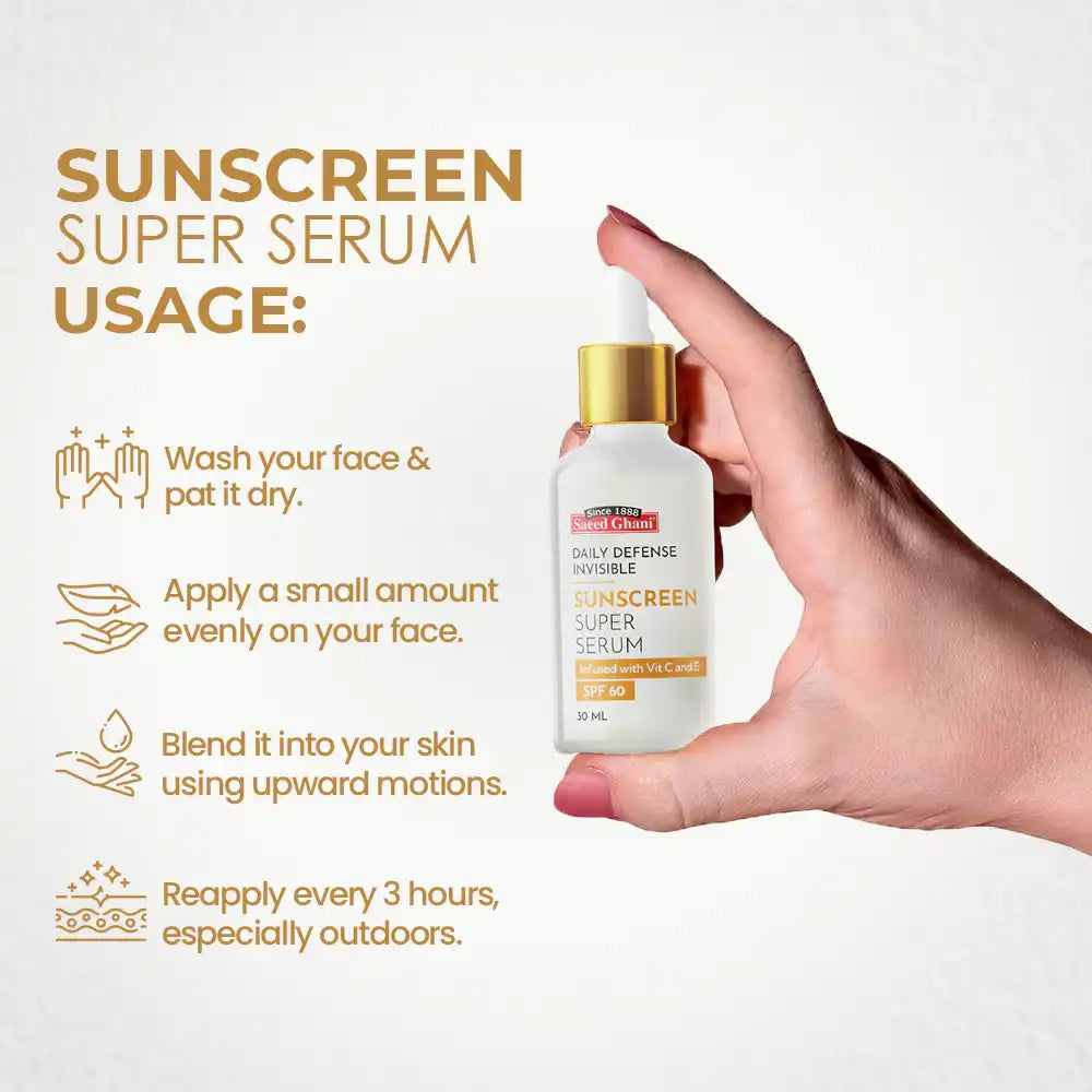 Daily Defense Invisible Sunscreen Super Serum SPF 60