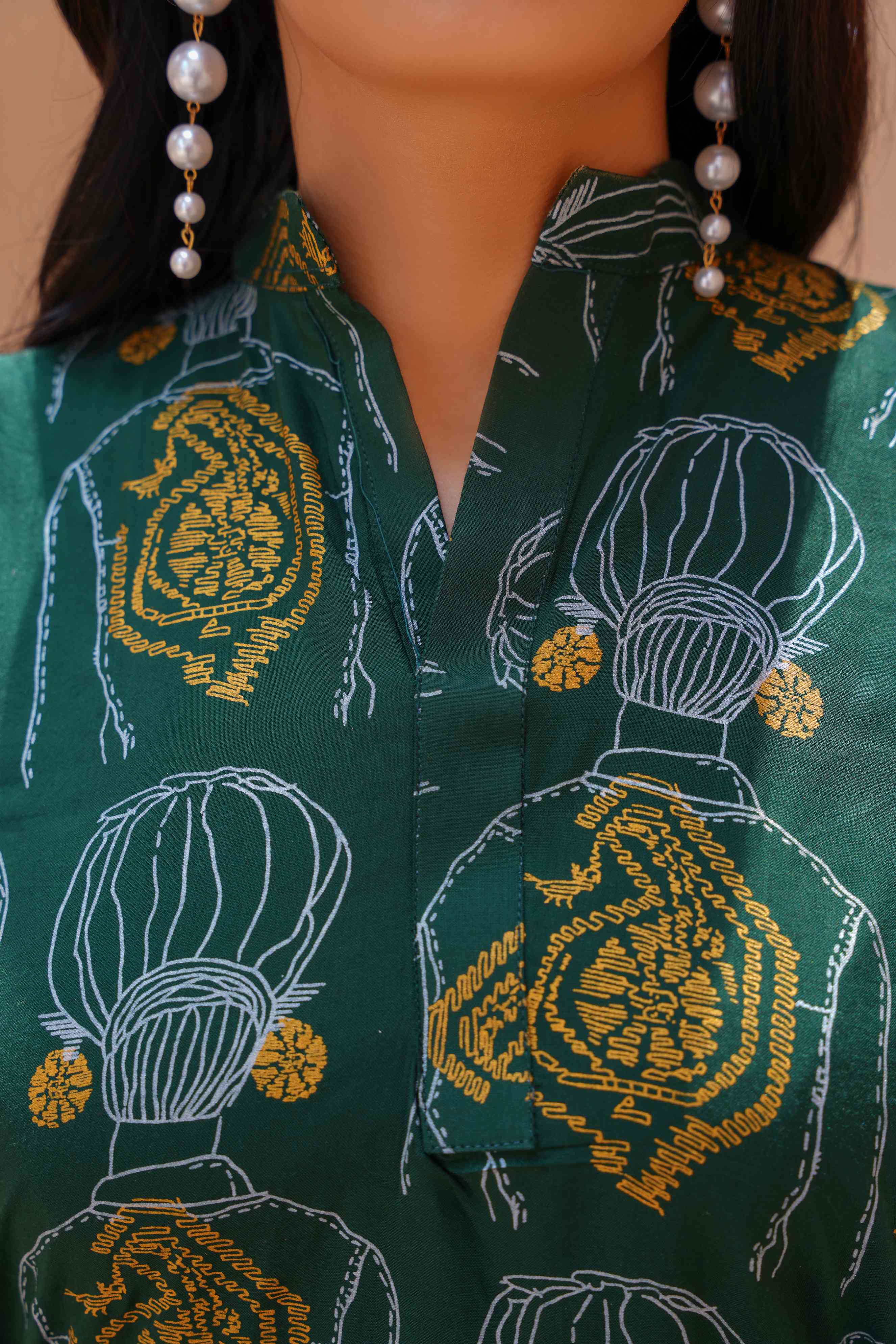 MELODIC MUSE PRINTED 2PCS STITCHED