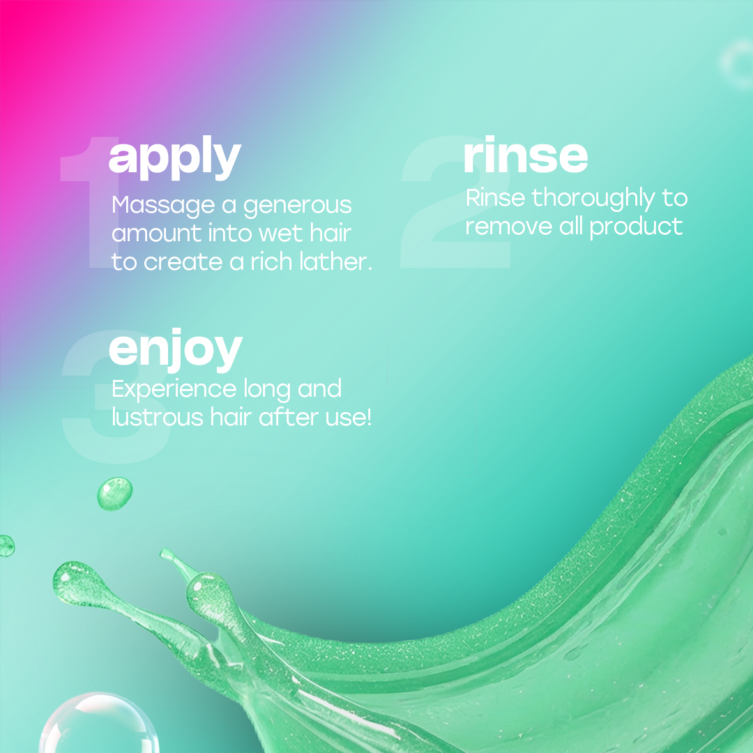 SUNSILK - Long & Healthy Shampoo - 185ML