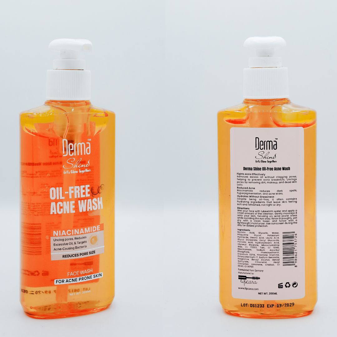 Derma Shine Oil Free  Acne Wash 200ml