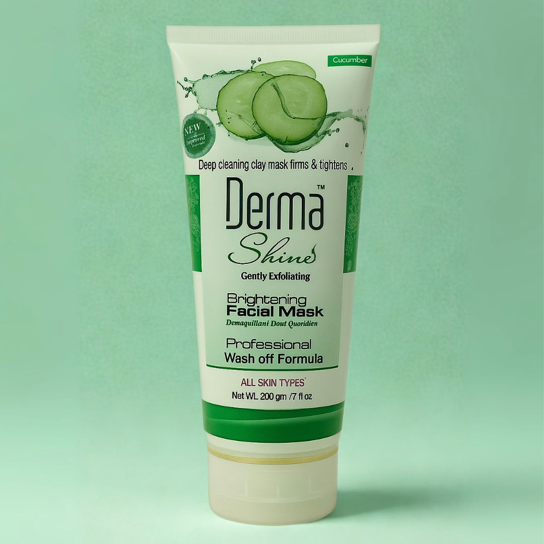 Derma Shine Brightening Cucumber Facial Mask