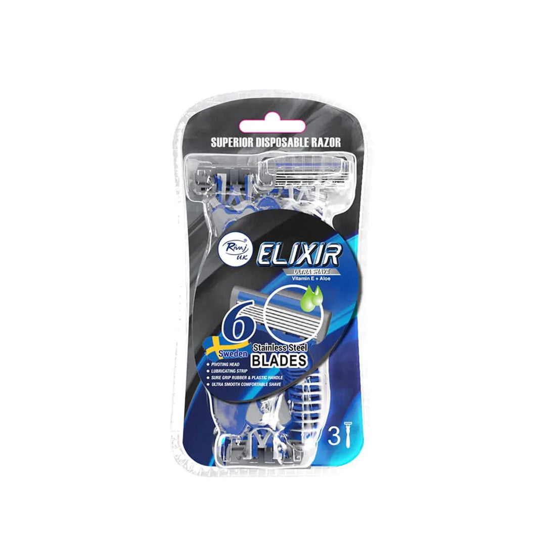 Rivaj Elixir Razor - Men (Pack of 3)