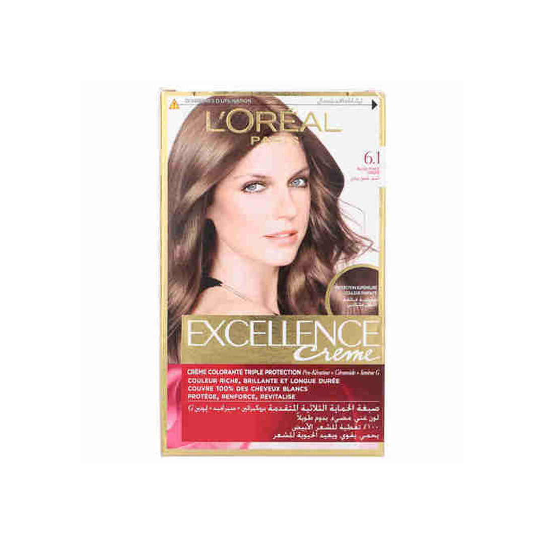 L'OrÃ©al Excellence Creme - 6.1 Dark Ash Blonde Hair Color