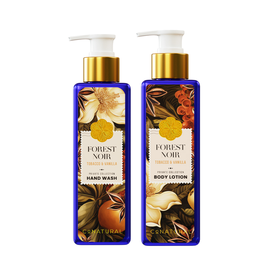 Conatural-Forest Noir Hand Wash & Body Lotion Set
