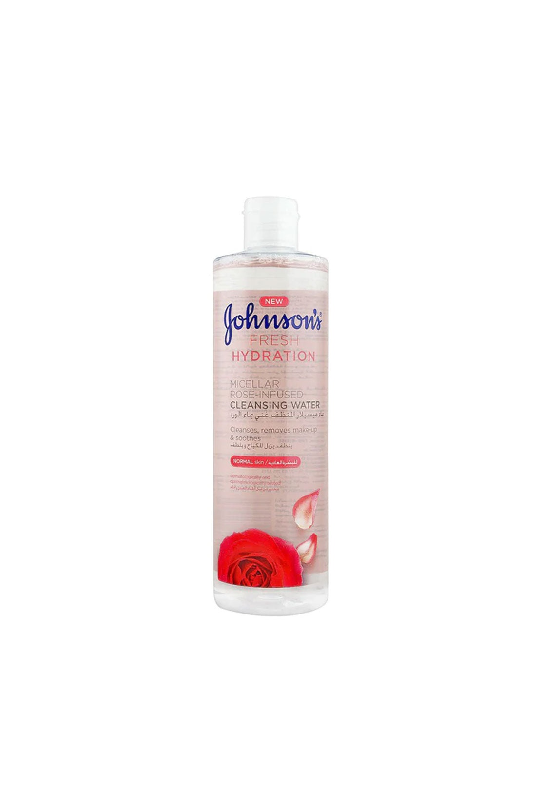 Johnson's Fresh Hydration Rose Water Cleanser 400ml