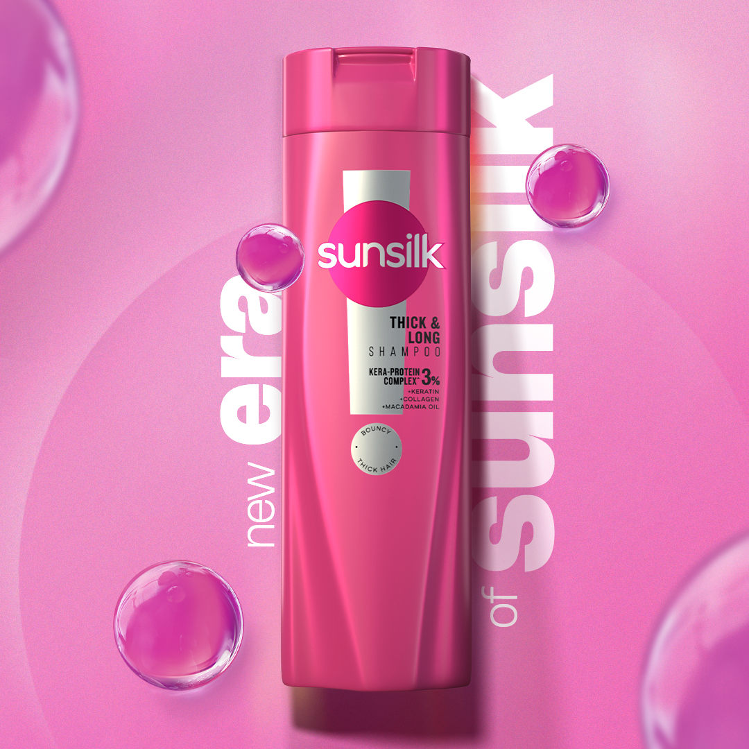 SUNSILK - THICK AND LONG SHAMPOO - 360ML
