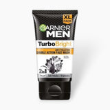 GARNIER MEN TURBO BRIGHT VITAMIN C + CHARCOAL FACE WASH 100ML Garnier  