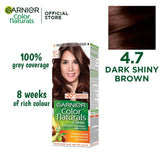 Garnier Color Naturals - 4.7 Dark Shiny Brown Garnier  