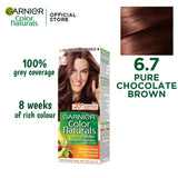 Garnier Color Naturals - 6.7 Sparkle Pure Chocolate Brown Garnier  
