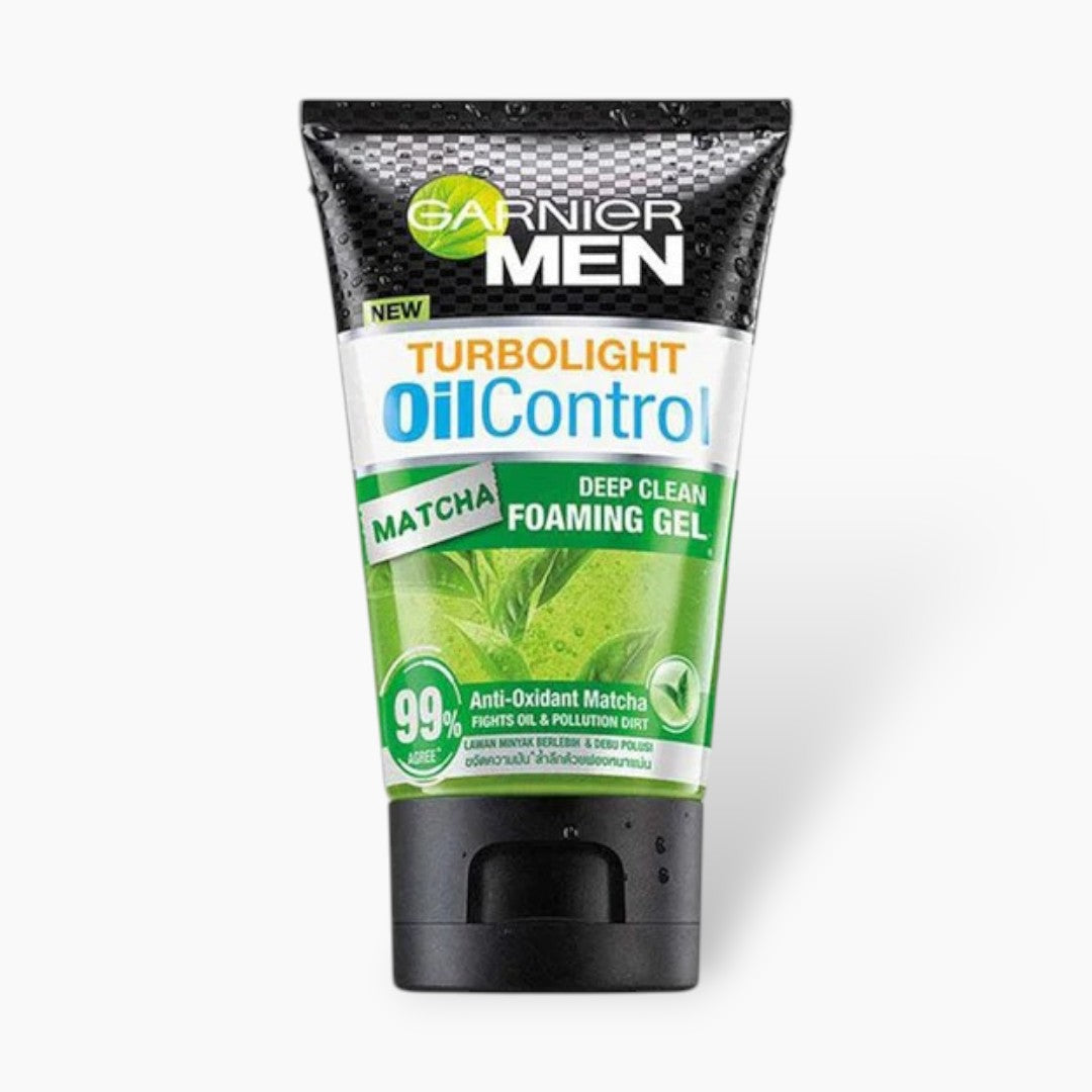 Garnier Men Oil Control Matcha Foaming Gel 100ml