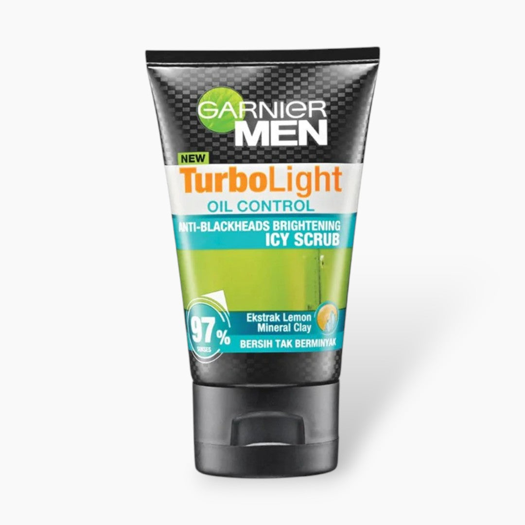 Garnier Men Turbo Light Oil Control Icy Scrub 100ml