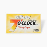 Gillette 7 O' Clock Blade Sharp Edge Razor 5'S Gillette  